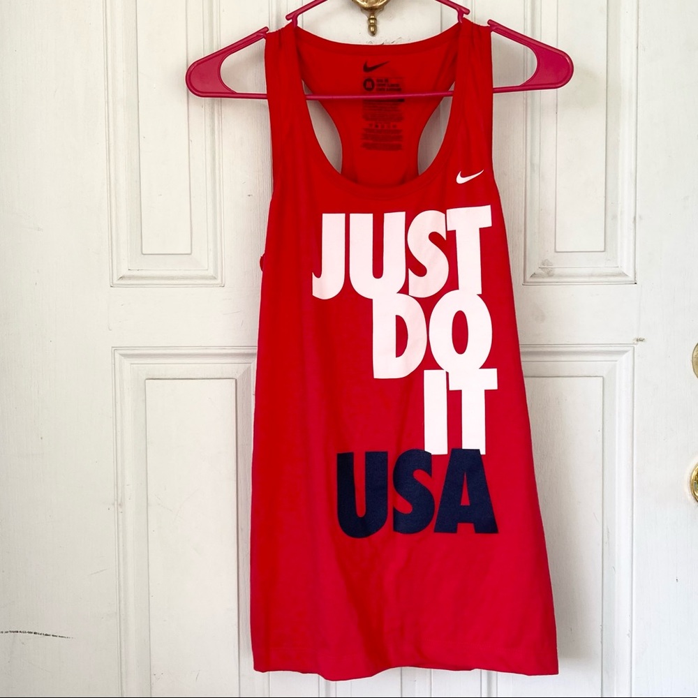 Nike Just Do It USA 2012 Razorback Tank Medium